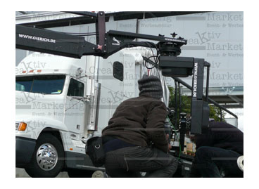 Showtruck am Filmset Showtruck am Filmset