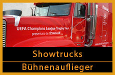Showtrucks, Bühnenauflieger Showtrucks, Bühnenauflieger